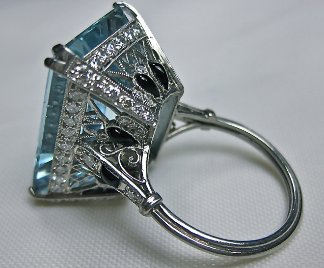 Aqua Deco ring Aqua Deco ring