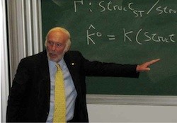 Jim Simons, founder of hedge fund Renaissance technologies AnD co- inventor of a brilliant piece of mathematics called the Chern-Simons 3-form, one of the most important parts of string theory