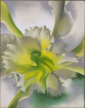 Georgia O'Keeffe's An Orchid, 1941, Pastel on paper mounted on board © 2013 The Museum of Modern Art / Artists Rights Society (ARS), New York
