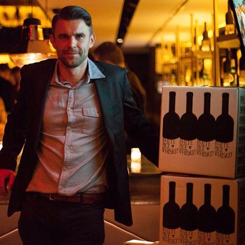 Brand Manager Steven Ljubicic with White Pike Whiskey
