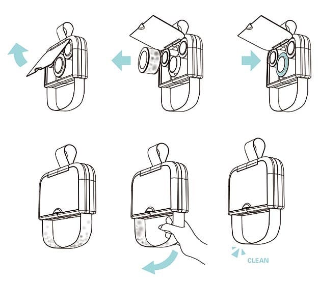 Cyclean is a bus/train handle that can prevent the transfer of germs with its internal cleaning function.