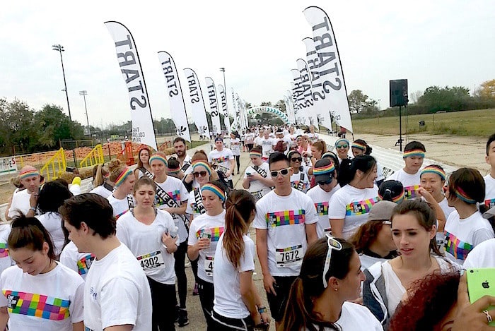 Color run start