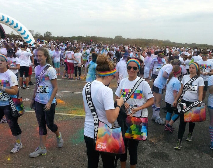 The Color Run finish