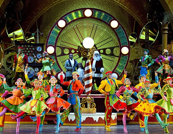 Santa's Workshop in the Radio City Christmas Spectacular