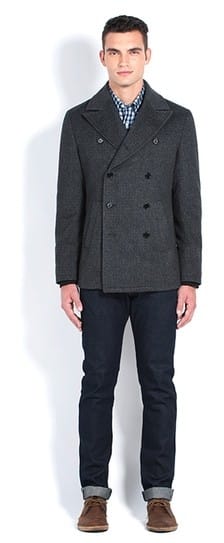 Italian Wool Peacoat $100