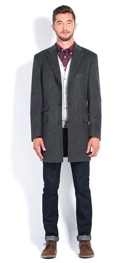 Italian Wool Overcoat $120