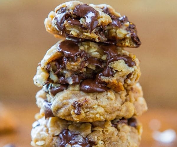 The Best Oatmeal Chocolate Chip Cookies