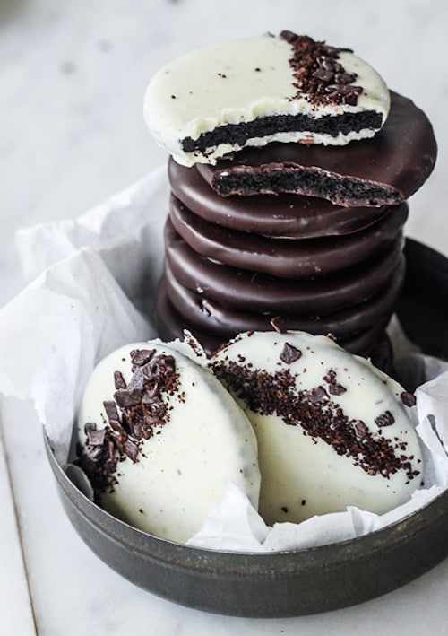 White Chocolate Peppermint Mocha Cookies