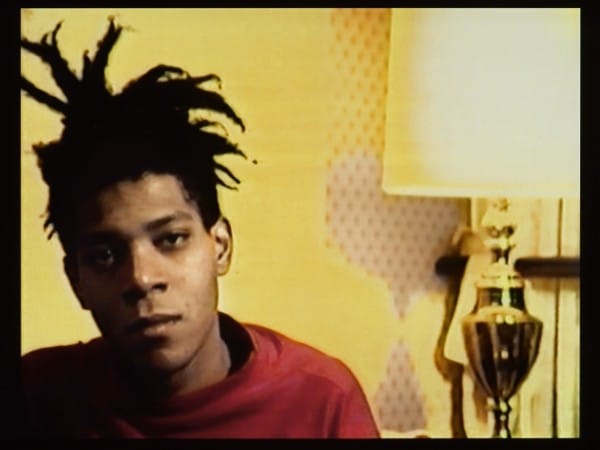 Tamra Davis (American, b. 1962). Still from A Conversation with Basquiat, 2006. 23 min., 22 sec. ©Tamra Davis. Courtesy of the artist. By permission of the Estate of Jean-Michel Basquiat, all rights reserved. Photo: Jonathan Dorado, Brooklyn Museum