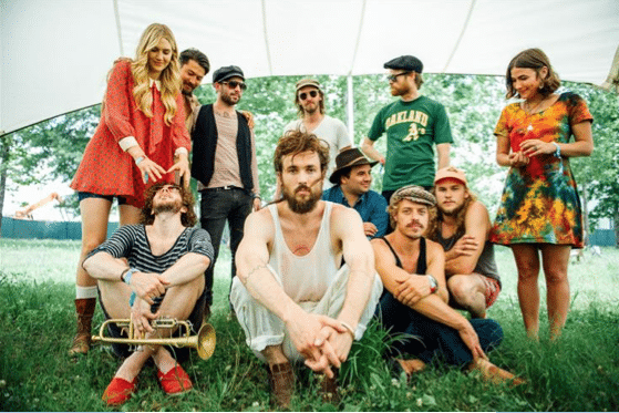 Edward Sharpe & The Magnetic Zeros © David McClister Backstage @ Bonnaroo Courtesy of Morrison Hotel Gallery