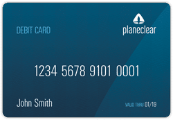 PlaneClear Debit Card