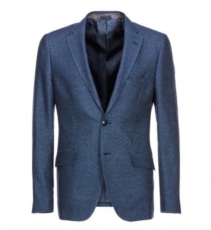 BLUE TWO-BUTTON BLAZER