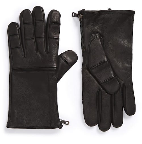 John Varvatos Deerskin Leather Gloves